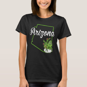 T-shirt Vintage Arizona Home State Arizona Pride State Map
