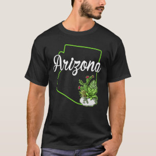 T-shirt Vintage Arizona Home State Arizona Pride State Map