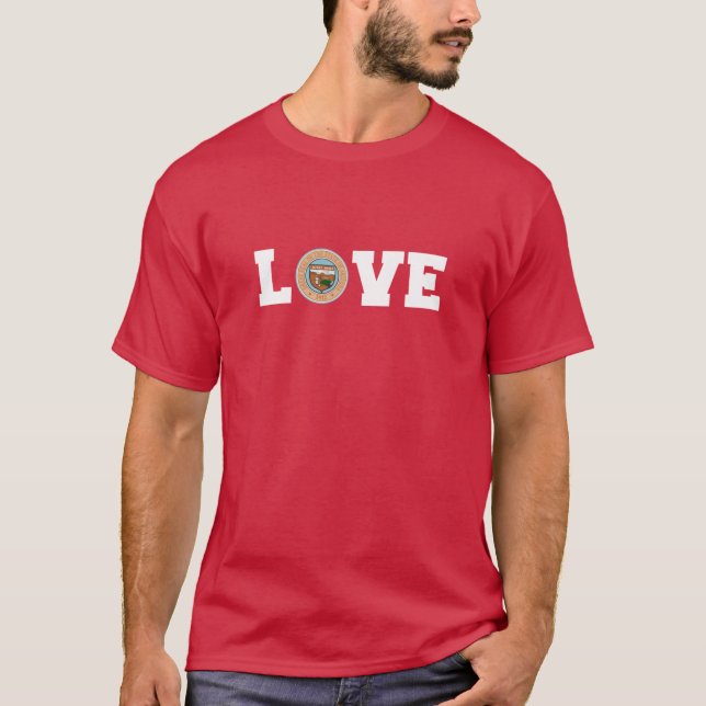 T-shirt Vintage Arizona State Seal Love Active (Devant)