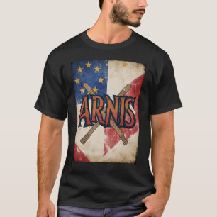 T-shirt Vintage Arnis Arts Martiaux Filipins Escri