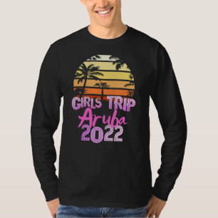 T-shirt Vintage Aruba All Girls Trip 2022 Spring Break