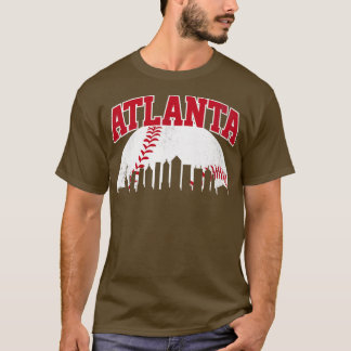 T-shirt Vintage Atlanta Skyline City Gameday Retro Vintage