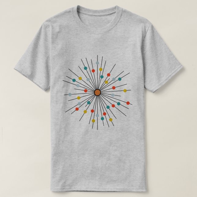 T-shirt Vintage Atomic Dot Rétro (Design devant)