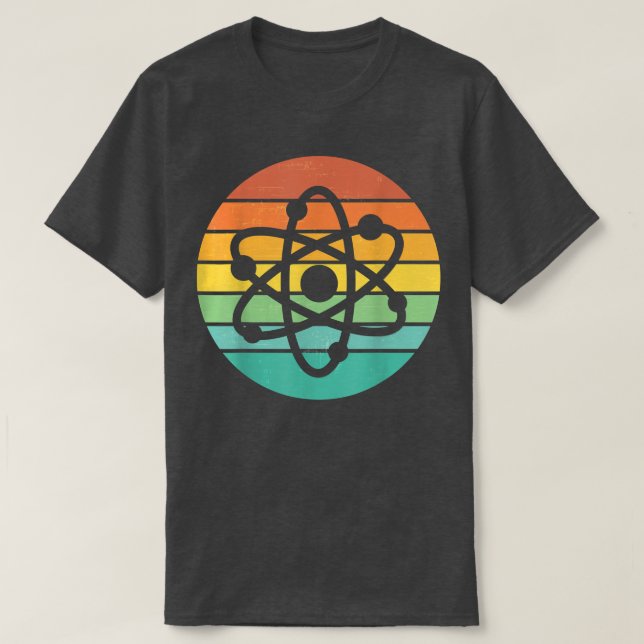 T-shirt Vintage Atomique Vêtements Funny Science Enseignem (Design devant)
