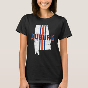 T-shirt Vintage AUBURN Carte d'Auburn Femmes Hommes Fille