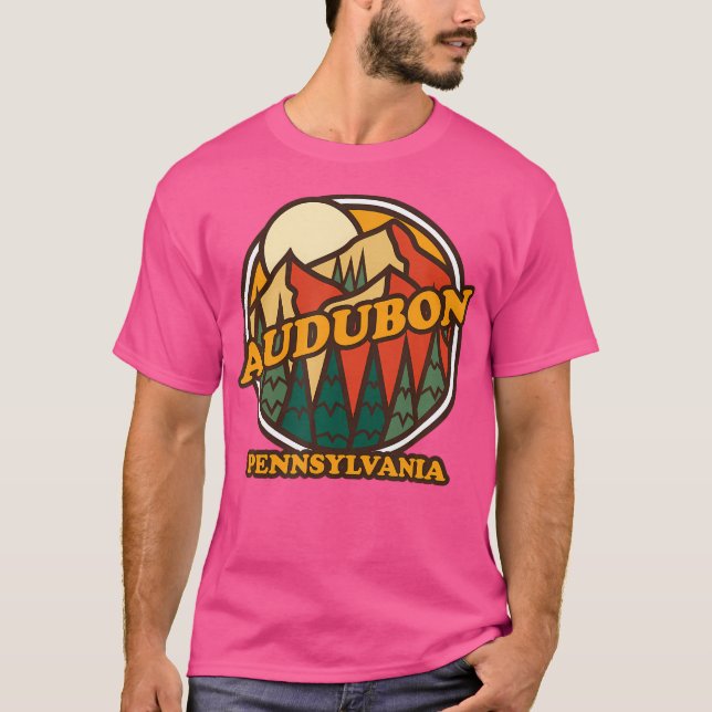 T-shirt Vintage Audubon Pennsylvania Mountain Randonnée So (Devant)
