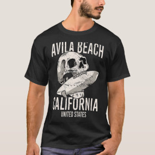 T-shirt Vintage Avila Beach California Ca Retro Surf