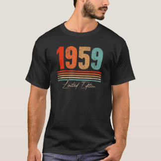 T-shirt Vintage Awesome Legend 1959 63ème anniversaire