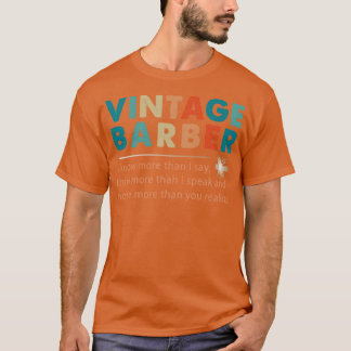 T-shirt Vintage Barber en sait plus