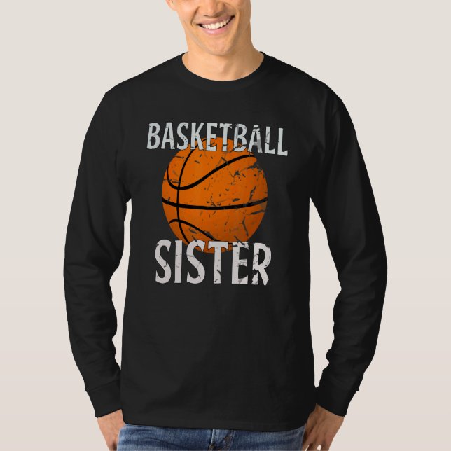 T-shirt Vintage Basketball Player Sister   Sports (Devant)