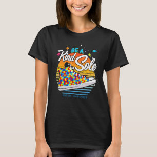 T-shirt Vintage Be A Kind Sole Sensibilisation à l'Autisme