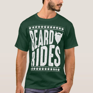T-shirt Vintage Beard Lover Mens Beard Rides Cadeau 1