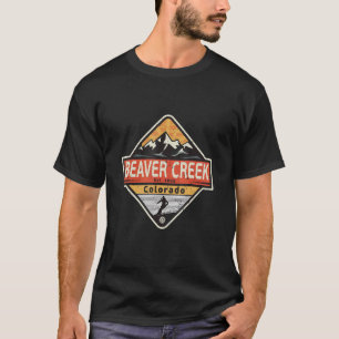 T-shirt Vintage Beaver Creek Colorado Snow Mountain Ski