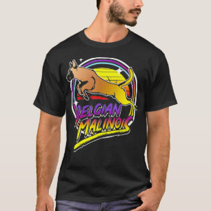 T-shirt Vintage Belge Malinois T design Amoureux de les ch