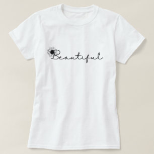 T-shirt Vintage Belle Fleur de Tournesol Noir Floral