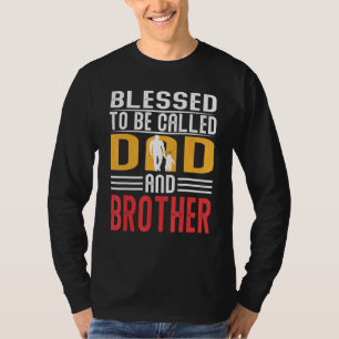 T-shirt Vintage Béni D'Être Appelé Père Et Frère Père