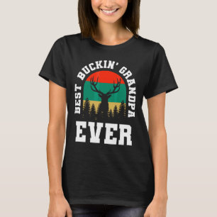 T-shirt Vintage Best Buking Grand-père Jamais Chasse aux C