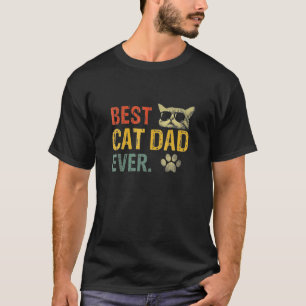 T-shirt Vintage Best Cat Papa Ever Cat Cat Daddy Poison