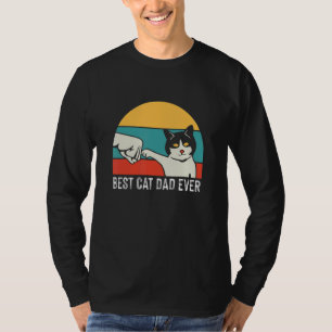 T-shirt Vintage Best Chat Papa Papa Papa Papa Retro 2