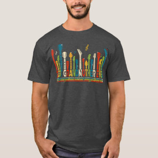 T-shirt Vintage Best Grandmother Ever Mommy Guitar Mothers