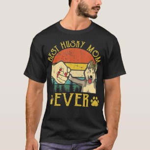 T-shirt Vintage Best Husky Maman Ever Dog lover s Mothers