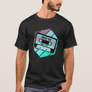 T-shirt Vintage Best of June 1971 Cassette Retro Birthday