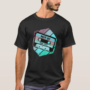 T-shirt Vintage Best of June 1974 Cassette Retro Birthday