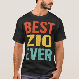 T-shirt Vintage Best Zio Ever Funny Retro Anniversaire Cad