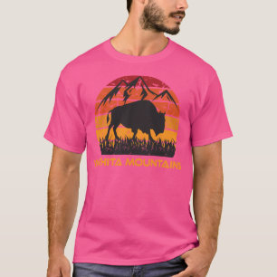 T-shirt Vintage Bison Wichita Mountains Parc national Suns