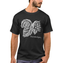 Vintage blanc houblon Humulus Lupulus Ink Art