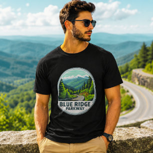 T-Shirt Vintage Blue Ridge Parkway