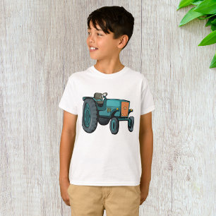 T-shirt Vintage Blue Tracteur