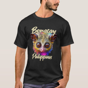 T-shirt Vintage Boracay Philippines Tarsier