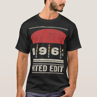T-shirt Vintage Born En 1962, 60e anniversaire 60 ans