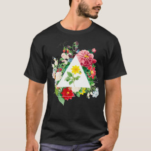 T-shirt Vintage Botanique Beau Floral Pu