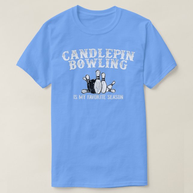 T-shirt Vintage bougie Bowling Favori T (Design devant)