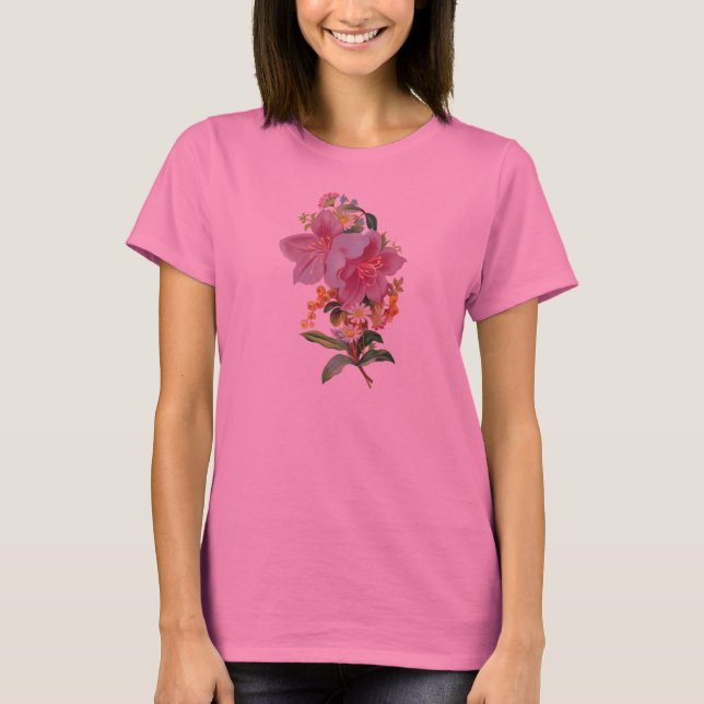 T-shirt Vintage Bouquet (Devant)