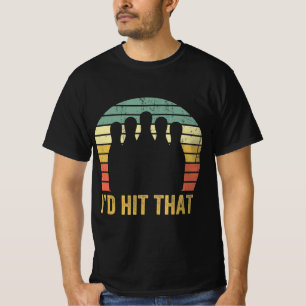 T-shirt Vintage Bowl Team Fun Retro Bowler Sport Bowl