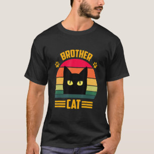 T-shirt Vintage Brother style chat Retro
