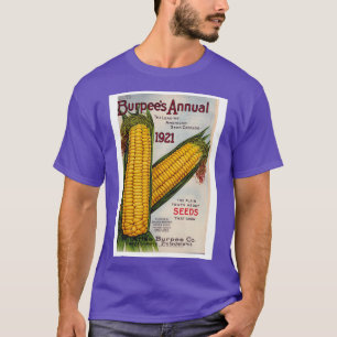 T-shirt Vintage Burpees Seed Annual Catalog Cover
