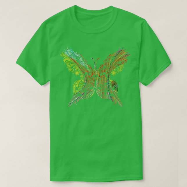 T-shirt Vintage Butterfly (Design devant)