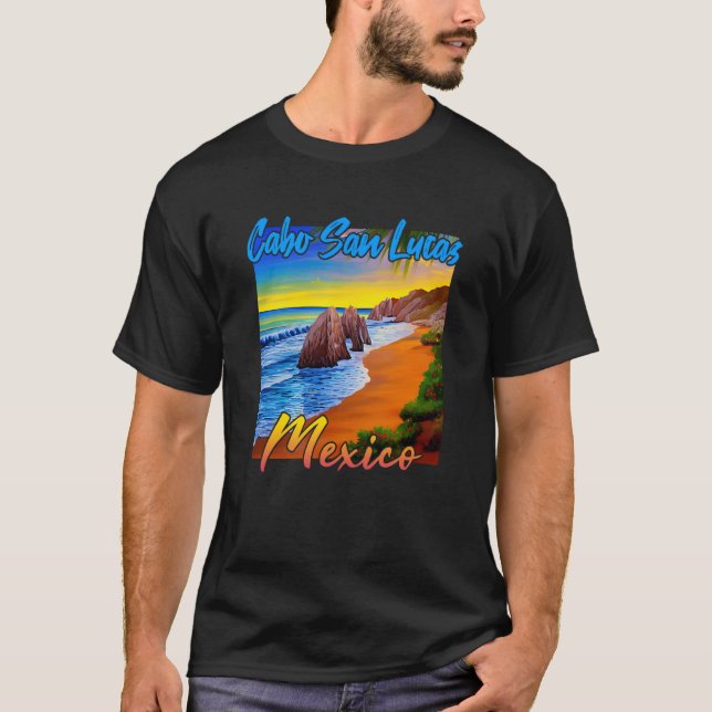 T-shirt Vintage Cabo San Lucas (Devant)