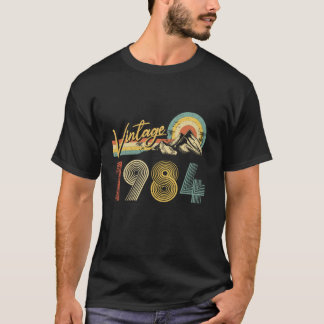T-shirt Vintage cadeau 40 ans Retro 1984 40e anniversaire