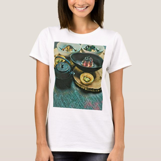 T-shirt Vintage cadeau sushi (Devant)