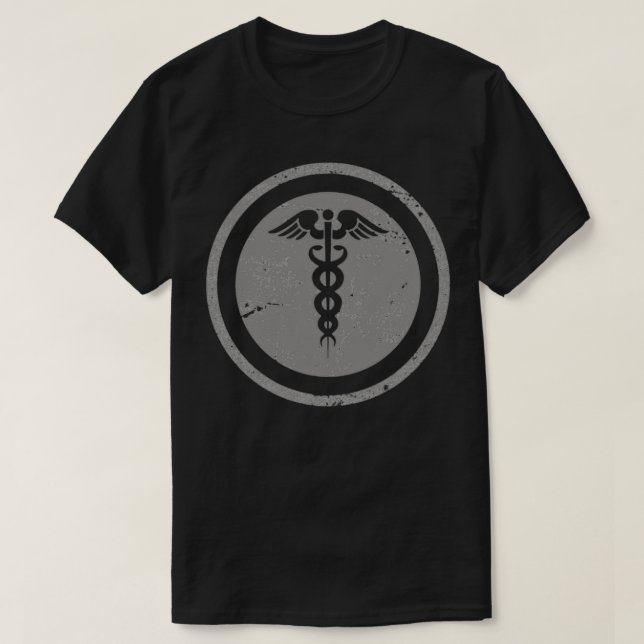 T-shirt Vintage Caduceus Artwork (Design devant)