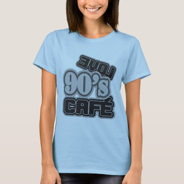 T-shirt Vintage Café Love 90's (Devant)