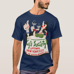T-shirt Vintage Cafe Society Défaite New York City Nightcl