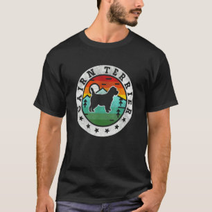 T-shirt Vintage Cairn Terrier Retro Chien Maman Papa