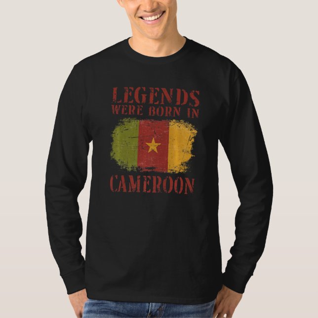 T-shirt Vintage Cameroonian Flag Cameroon (Devant)