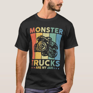 T-shirt Vintage Camion Monster Sont Ma Jam